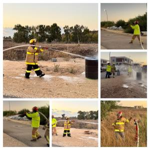 "מוכנים לכל תרחיש" בבת חפר: צוות הכיבוי והחילוץ היישובי באימון מקצועי מרשים